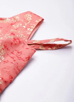 Dupatta From Pink Foil Printed Art Silk Gown After Six Wear 12 Dupatta From Pink Foil Printed Art Silk Gown After Six Wear -Indo Clothing Shop Pink Foil Printed Art Silk Gown IWBS02303864 rrc1
