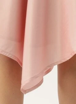 Pink Foil Printed Asymmetric Dress Festive Wear 14 Pink Foil Printed Asymmetric Dress Festive Wear -Indo Clothing Shop Pink Foil Printed Asymmetric Dress DRBS02209720 rrc3