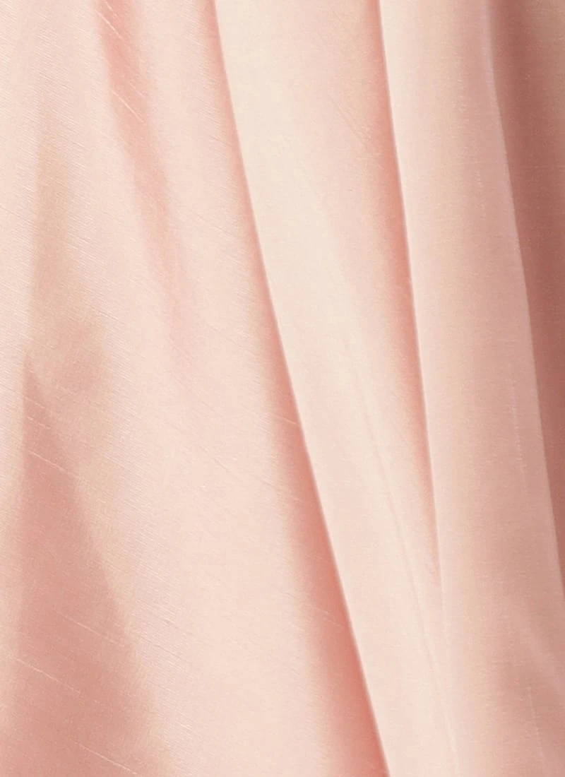 Pink Foil Printed Asymmetric Dress Festive Wear 8 Pink Foil Printed Asymmetric Dress Festive Wear - Image 8