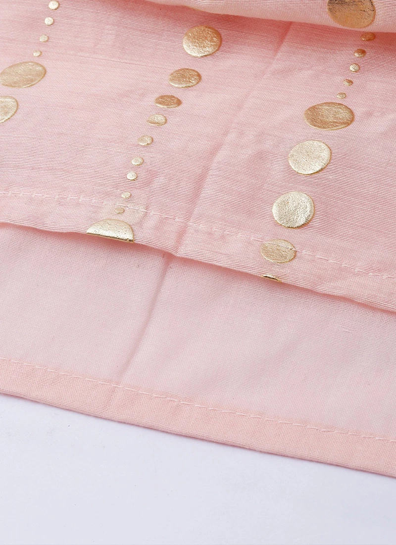 Pink Foil Printed N Blue Georgette Kurta Sets Festive Wear 8 Pink Foil Printed N Blue Georgette Kurta Sets Festive Wear - Image 8