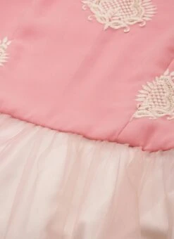 Pink Georgette Embroidered Dress Festive Wear -Indo Clothing Shop Pink Georgette Embroidered Dress DRBS02211137 rrc1