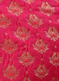 Pink Jacquard Art Silk Keyhole Style Blouse Festive Wear -Indo Clothing Shop Pink Jacquard Art Silk Keyhole Style Blouse BLBS02305205 rrc3