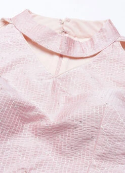 Pink N Green Embroidered Asymmetric Gown Festive Wear -Indo Clothing Shop Pink N Green Embroidered Asymmetric Gown IWBS02211160 rrc1