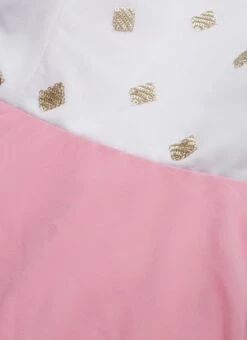 Pink N White Embroidered Handkerchief Gown Party Wear -Indo Clothing Shop Pink N White Embroidered Handkerchief Gown IWBS02105331 rrc1