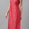 Pink Printed Kurta N Pink Palazzo Sets Festive Wear