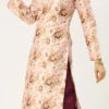 Pink Printed Top N Dark Purple Kurta Set After Six Wear