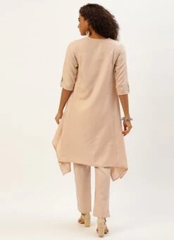 Pink Rayon Kurti Set Work Wear Festive Wear -Indo Clothing Shop Pink Rayon Kurti Set KSBS02209802 b