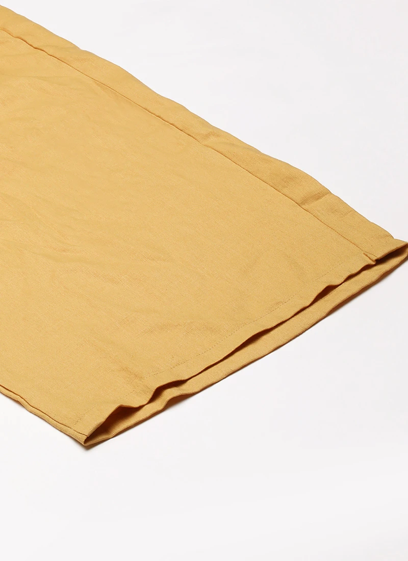 Printed Pink N Cream Rayon Kurta Set Work Wear 7 Printed Pink N Cream Rayon Kurta Set Work Wear - Image 7