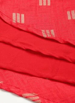 Red Art Silk Maxi Dress Festive Wear -Indo Clothing Shop Red Art Silk Maxi Dress DRBS02302204 rrc3