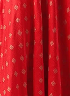 Red Art Silk Maxi Dress Festive Wear -Indo Clothing Shop Red Art Silk Maxi Dress DRBS02302204 rrc4