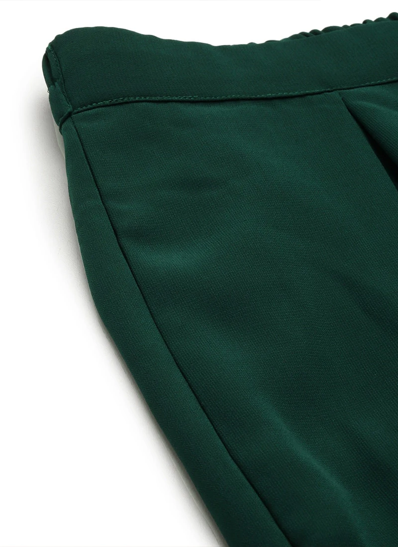 Red Organza N Green Kurta Palazzo Set After Six Wear 6 Red Organza N Green Kurta Palazzo Set After Six Wear - Image 6