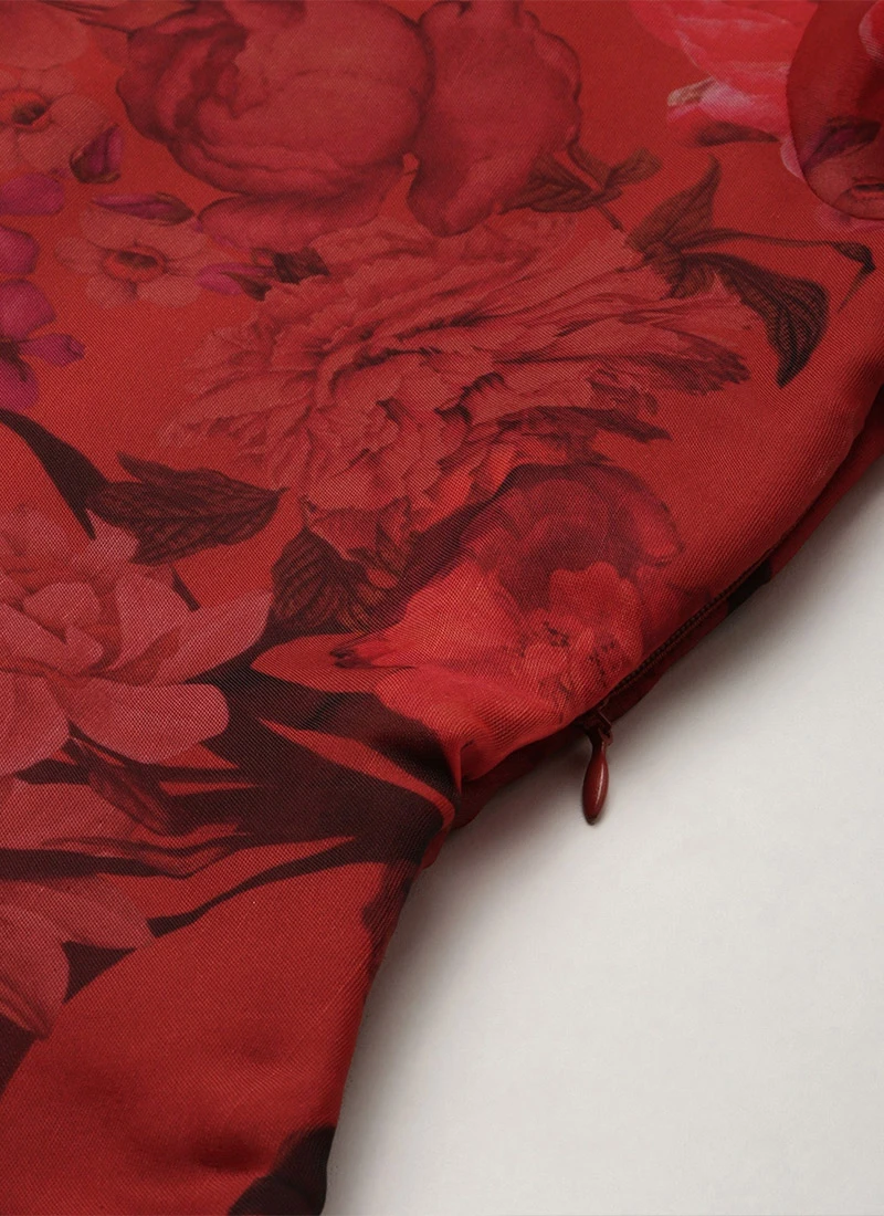 Red Organza N Green Kurta Palazzo Set After Six Wear 7 Red Organza N Green Kurta Palazzo Set After Six Wear - Image 7