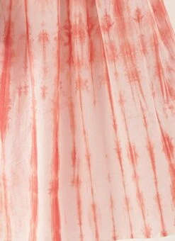 Rust Color Tie Dye Maxi Dress Festive Wear After Six Wear -Indo Clothing Shop Rust Color Tie Dye Maxi Dress DRBS02202354 rrc3 1