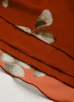 Rust Georgette Digital Printed Gown Festive Wear After Six Wear -Indo Clothing Shop Rust Georgette Digital Printed Gown DRBS02206242 rrc4 1