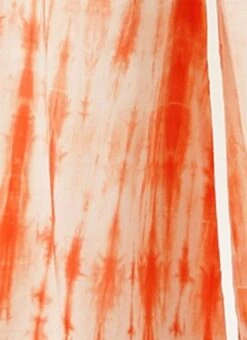 Rust Tie N Dye Cotton Collar Neck Jumpsuit After Six Wear -Indo Clothing Shop Rust Tie N Dye Cotton Collar Neck Jumpsuit DRBS02202401 rrc4 1