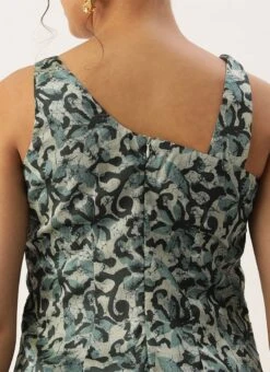 Top From Sage Green Art Silk Digital Printed Co Ords Set After Six Wear -Indo Clothing Shop Sage Green Art Silk Digital Printed Co Ords Set IWBS02210898 rrc2 1