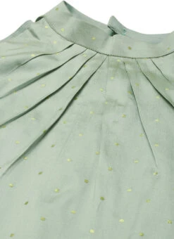 Sea Green Kurta With Wide Leg Pants Festive Wear -Indo Clothing Shop Sea Green Kurta With Wide Leg Pants KSBS02109739 rrc1