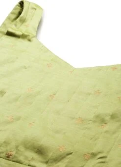 Turquoise High N Low Pleated Yoke Dress Festive Wear -Indo Clothing Shop Turquoise High N Low Pleated Yoke Dress DRBS02108657 rrc1 1