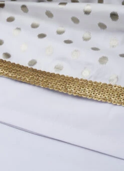 White Foil Print Knee Length Kurta Set Festive Wear -Indo Clothing Shop White Foil Print Knee Length Kurta Set KSBS02001245 rrc3