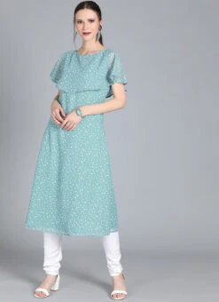 White N Blue Sleeveless Kurta Set After Six Wear 9 White N Blue Sleeveless Kurta Set After Six Wear -Indo Clothing Shop White N Blue Sleeveless Kurta Set KSBS01911460RTW u