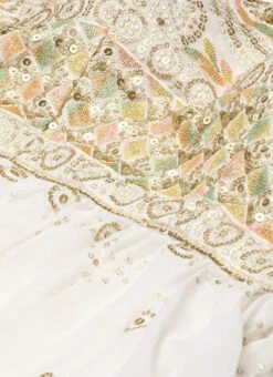 Top From White N Pink Peplum Top Gharara Set After Six Wear -Indo Clothing Shop White N Pink Peplum Top Gharara Set IWBS02209675 rrc1