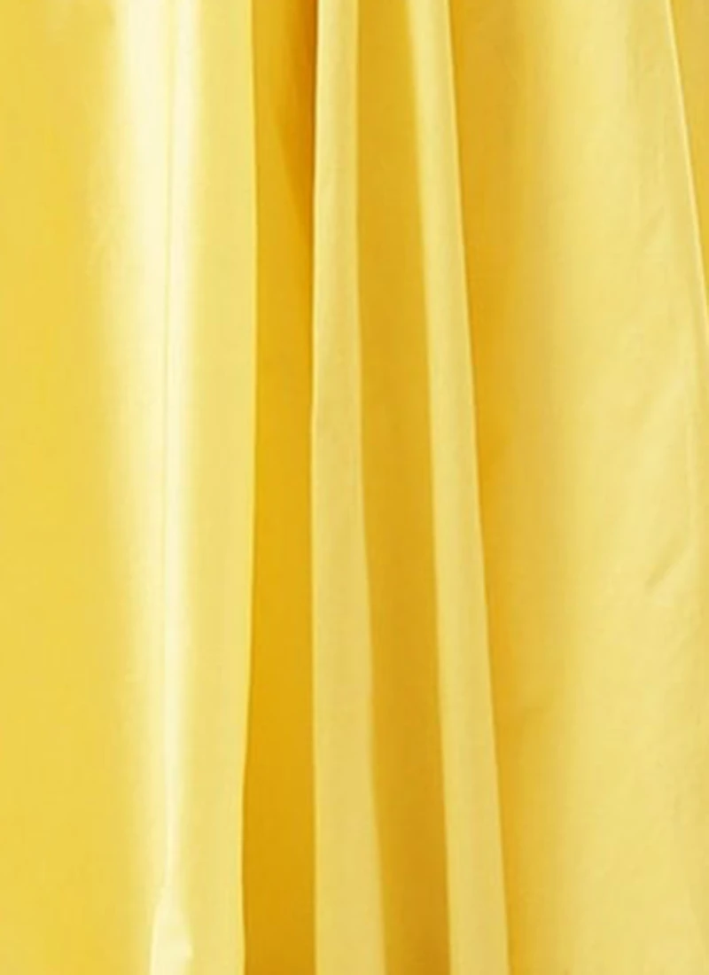 White Net Sequins N Yellow Gown Festive Wear 7 White Net Sequins N Yellow Gown Festive Wear - Image 7