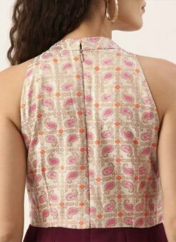 White Tie N Dye Nylon Purple Flared Dress Festive Wear -Indo Clothing Shop White Tie N Dye Nylon Purple Flared Dress DRBS02110978 rrc2