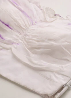 Skirt From White Viscose Tie N Dye Co Ords Set After Six Wear -Indo Clothing Shop White Viscose Tie N Dye Co Ords Set IWBS02211253 rrc1