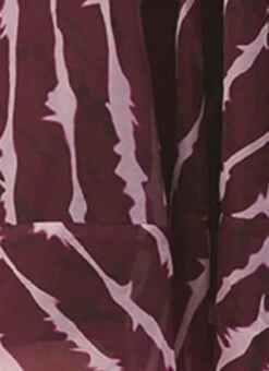 Wine Digital Printed Organza Dress Party Wear -Indo Clothing Shop Wine Digital Printed Organza Dress DRBS02303827 rrc4