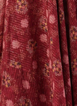 Wine Georgette Digital Print V Neck Gown Party Wear 14 Wine Georgette Digital Print V Neck Gown Party Wear -Indo Clothing Shop Wine Georgette Digital Print V Neck Gown IWBS02301782 rrc3