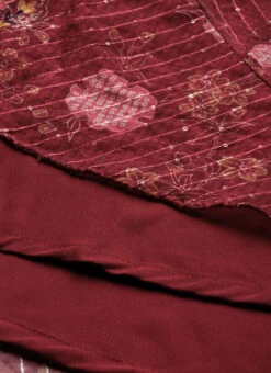 Wine Georgette Digital Print V Neck Gown Party Wear 15 Wine Georgette Digital Print V Neck Gown Party Wear -Indo Clothing Shop Wine Georgette Digital Print V Neck Gown IWBS02301782 rrc4