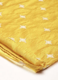 Yellow Art Silk Embroidered Jumpsuit Party Wear -Indo Clothing Shop Yellow Art Silk Embroidered Jumpsuit DRBS02209681 rrc3