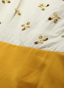 Yellow Embroidered Boat Neckline Gown Festive Wear -Indo Clothing Shop Yellow Embroidered Boat Neckline Gown IWBS01910299 rrc1