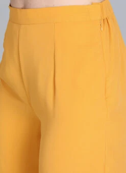 Yellow Embroidered Kurta N Palazzo Set Festive Wear 13 Yellow Embroidered Kurta N Palazzo Set Festive Wear -Indo Clothing Shop Yellow Embroidered Kurta N Palazzo Set KSBS01909743 rrc2