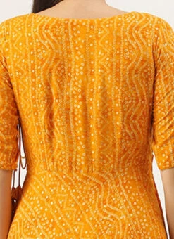 Yellow Printed Angarkha Gown Festive Wear 13 Yellow Printed Angarkha Gown Festive Wear -Indo Clothing Shop Yellow Printed Angarkha Gown IWBS02110834 rrc2