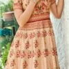 Beige Art Silk Anarkali Gown Party Wear