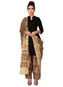 Beige N Brown Cotton Patiala Pant After Six Wear -Indo Clothing Shop beige n brown cotton patiala pant wbpat090 u