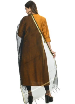 Black Chanderi Cotton Dupatta Festive Wear 7 Black Chanderi Cotton Dupatta Festive Wear -Indo Clothing Shop black chanderi cotton dupatta dpdmfmfd019 b