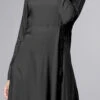 Black Rayon Salwar Set Work Wear