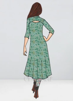 Ethnovog Straight Pant Suit Party Wear