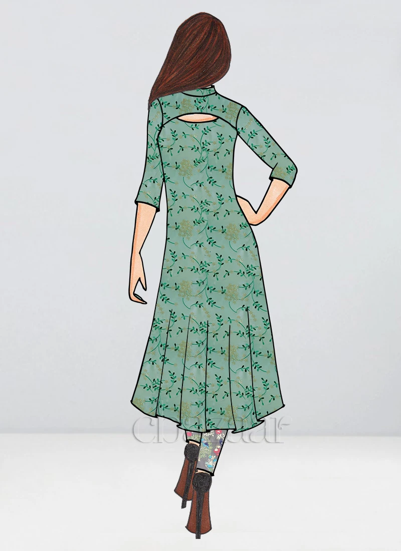 Ethnovog Straight Pant Suit Party Wear 1 Ethnovog Straight Pant Suit Party Wear