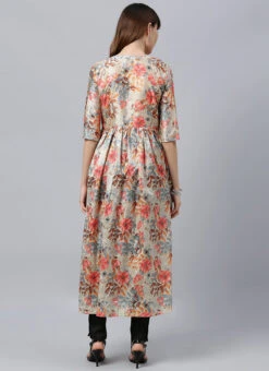 Ethnovog Printed Narrow Straight Pant Suit Work Wear 11 Ethnovog Printed Narrow Straight Pant Suit Work Wear -Indo Clothing Shop bollywood vogue printed narrow straight pant suit IWBV01906159 b