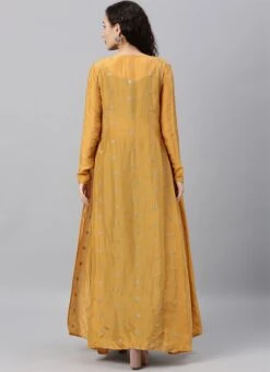 Embroidered Crop Top N Palazzo Bottom With Jacket Festive Wear -Indo Clothing Shop embroidered crop top n palazzo bottom with jacket IWBS02001298 b