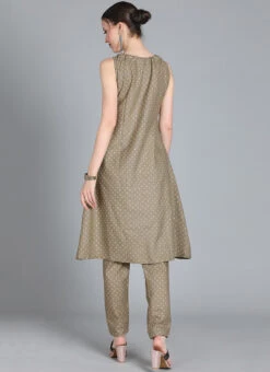 Foil Printed Rayon Kurta Narrow Straight Pant Set After Six Wear 10 Foil Printed Rayon Kurta Narrow Straight Pant Set After Six Wear -Indo Clothing Shop foil printed rayon kurta narrow straight pant set KSBS01908659 b