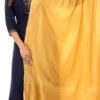 Gold Cotton Slub Weaving Work Dupatta Work Wear