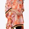 Light Orange Georgette Kaftan After Six Wear