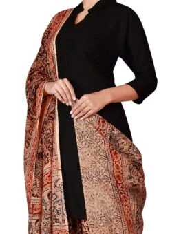 Light Peach N Brown Cotton Patiala Pant After Six Wear