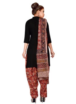 Light Peach N Red Cotton Patiala Pant After Six Wear -Indo Clothing Shop light peach n red cotton patiala pant wbpat042 b