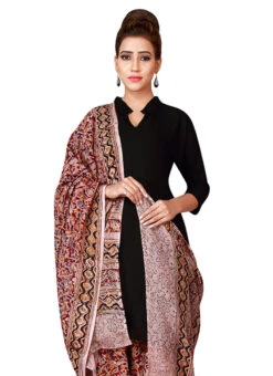 Light Peach N Red Cotton Semi Patiala Pant After Six Wear -Indo Clothing Shop light peach n red cotton semi patiala pant wbpat064 b