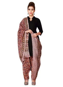 Light Peach N Red Cotton Semi Patiala Pant After Six Wear -Indo Clothing Shop light peach n red cotton semi patiala pant wbpat064 u